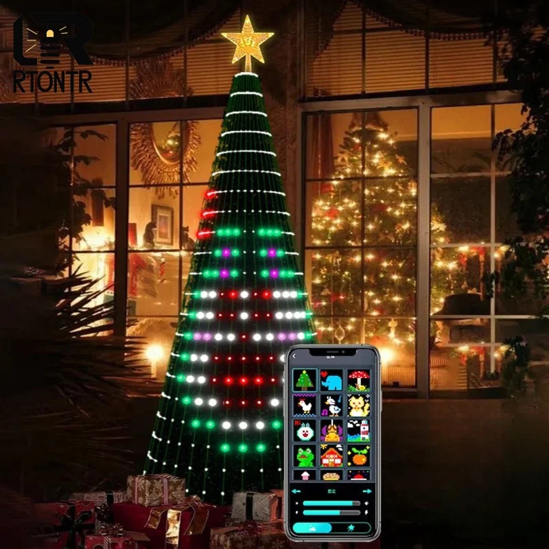 Smart RGB Christmas Tree Toppe - огляд і ціна Lighting Christmas Decor
