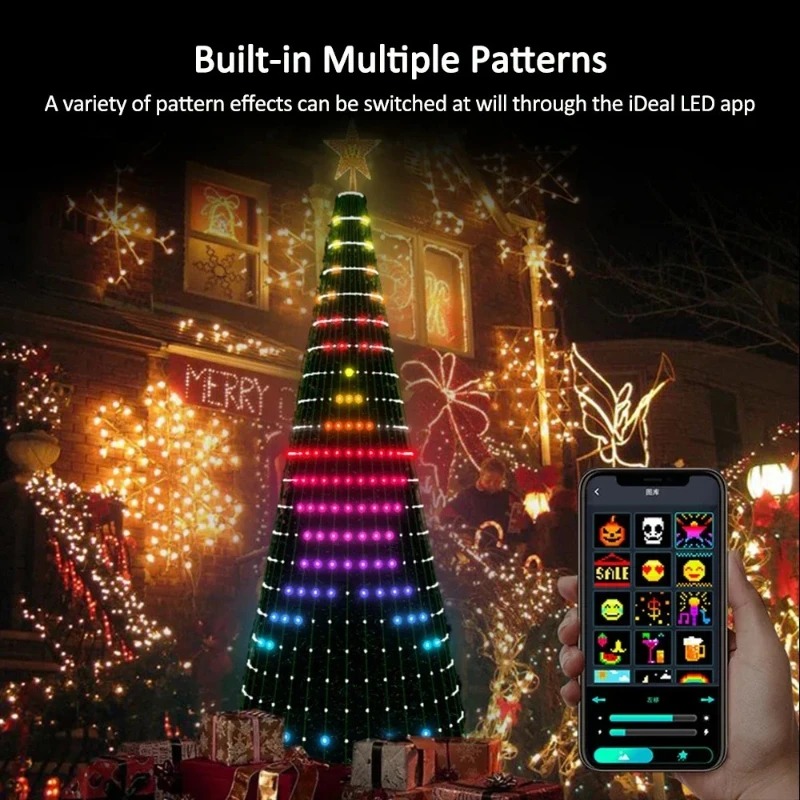 Smart RGB Christmas Tree Toppe - огляд і ціна Lighting Christmas Decor