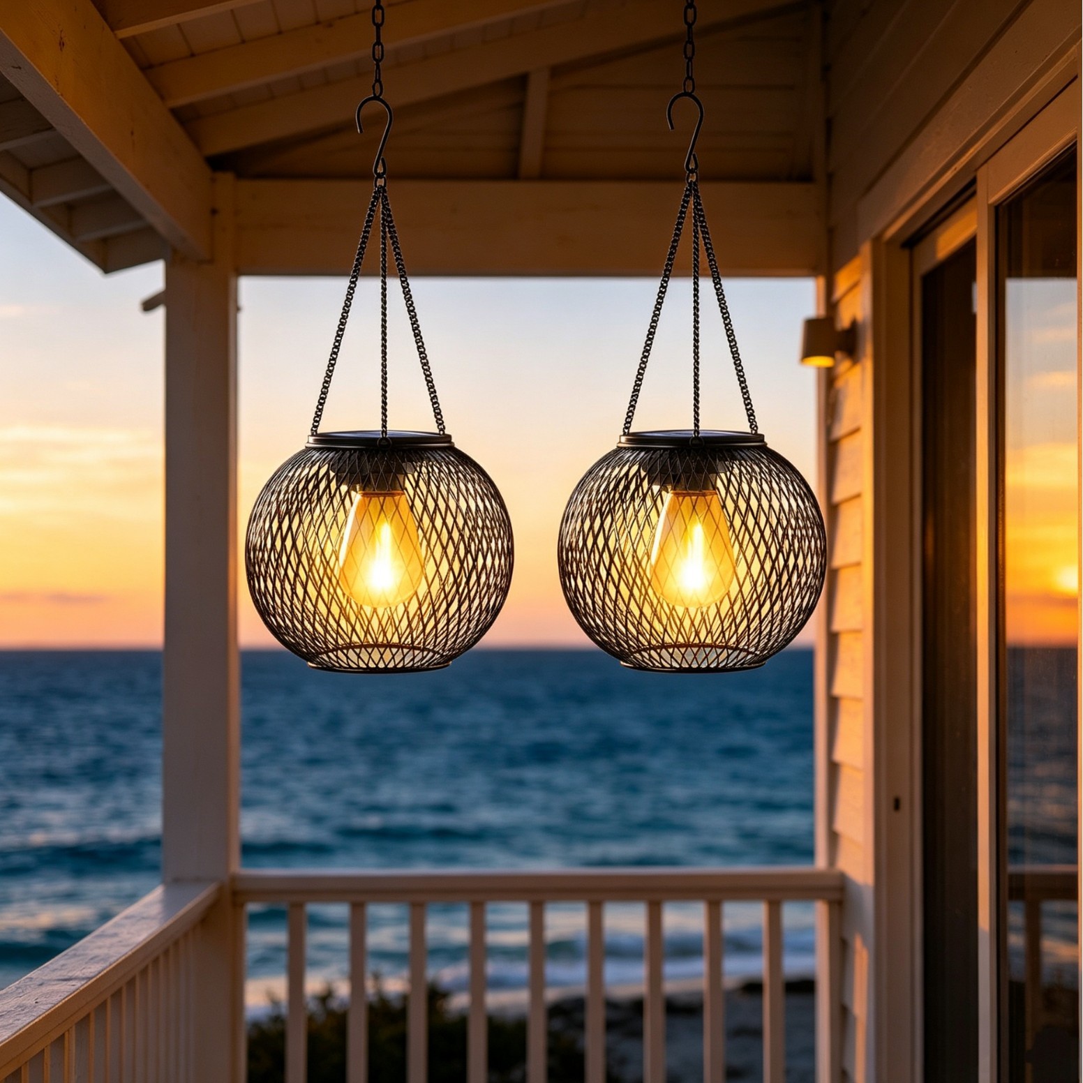 Solar Powered LED Hanging Floo - огляд і ціна Lighting Decoration Ideas