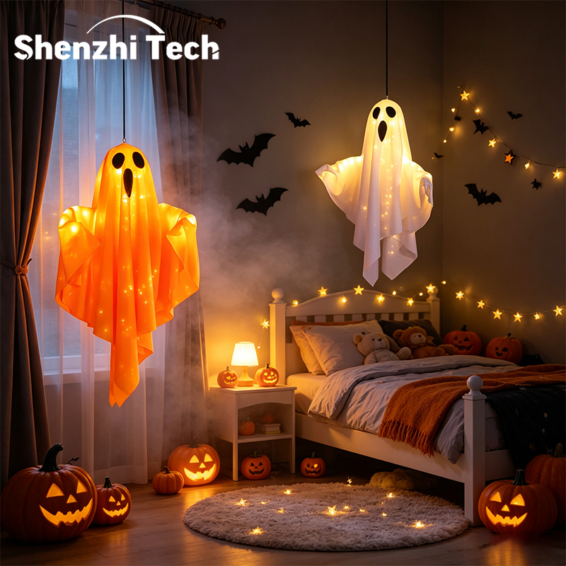Halloween Hanging Light Up Gho - огляд і ціна Lighting Decor Bedroom
