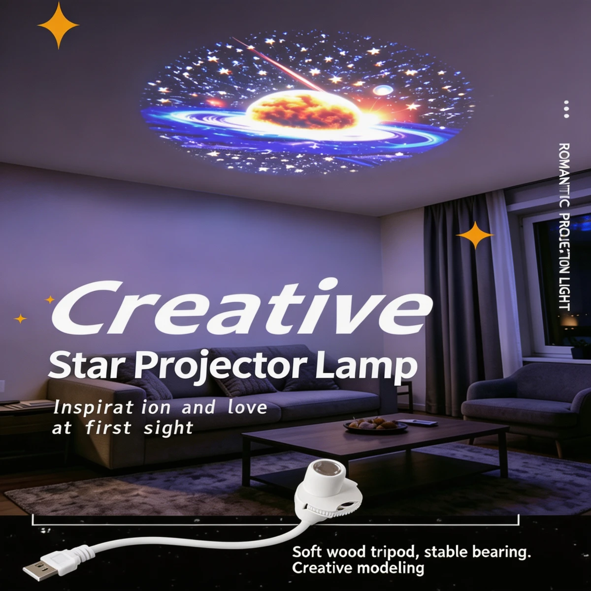 15 Patterns Starry Sky Project - огляд і ціна Lighting Mcqueen Bedroom Decor