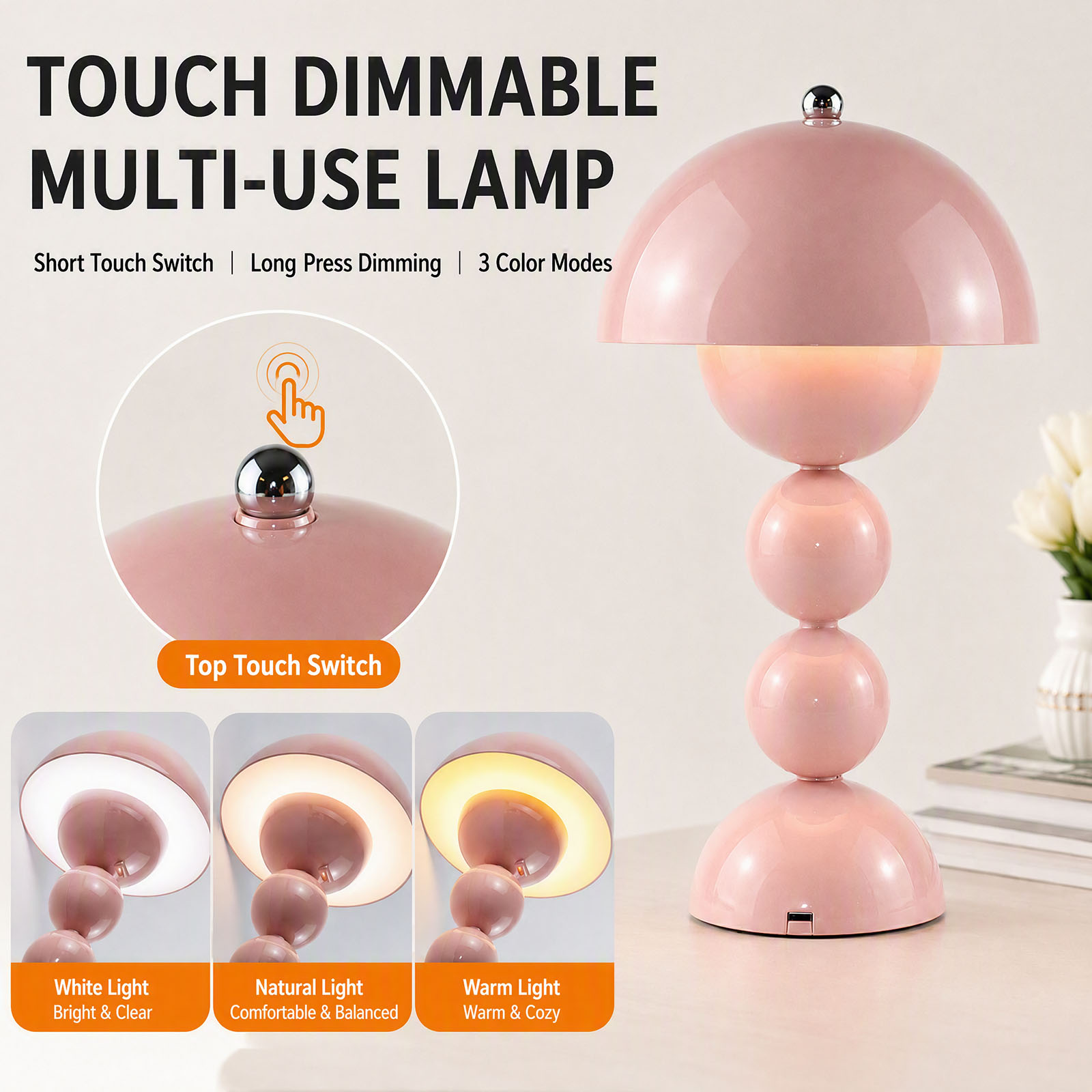 Vintage Mushroom Table Lamp US - огляд і ціна Lighting Decor Bedroom
