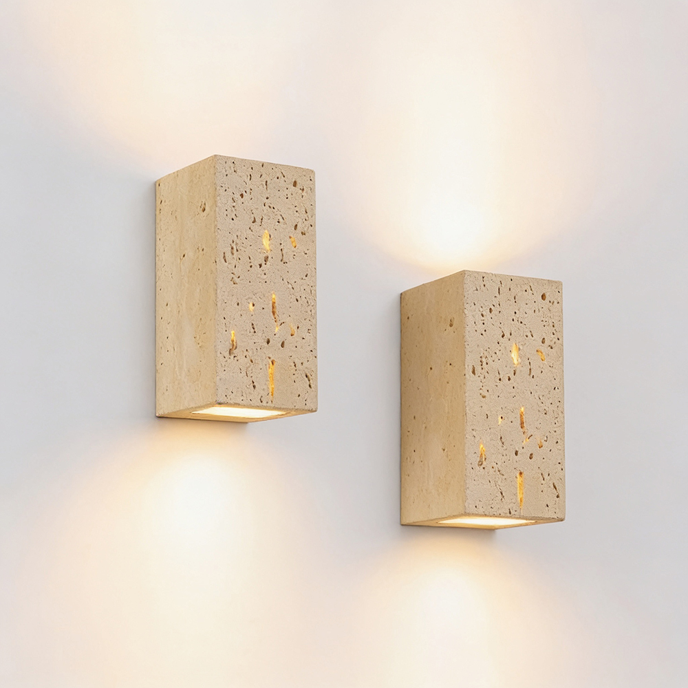 Yellow Cave Stone Wall Lamp Ou - огляд і ціна Decor Lighting Cy
