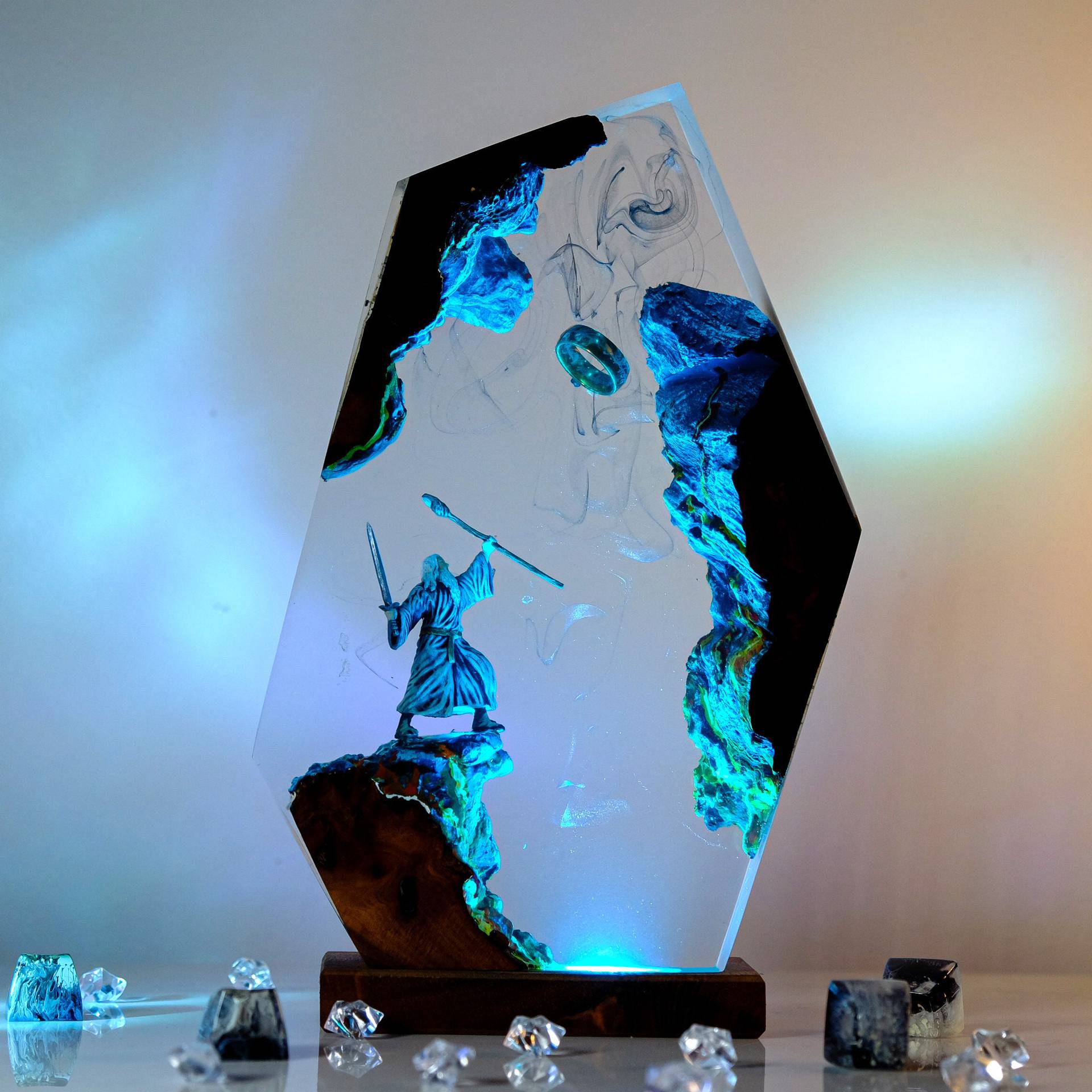Movie Scence Figure Table Resi - огляд і ціна Lighting Christmas Decor